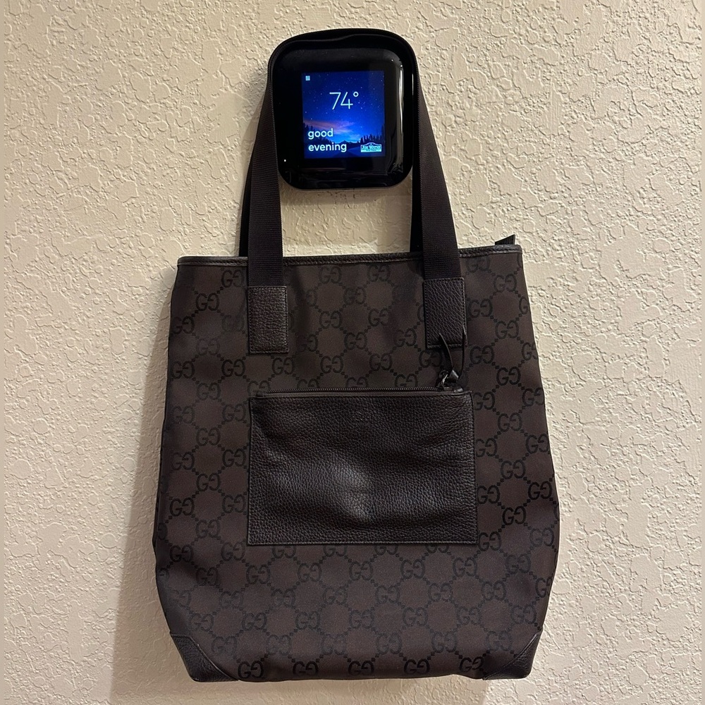 Gucci canvas tote bag